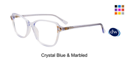 Crystal Blue Marbled