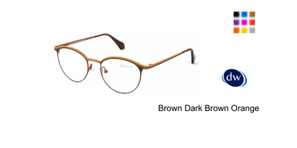 Brown Dark Brown Orange
