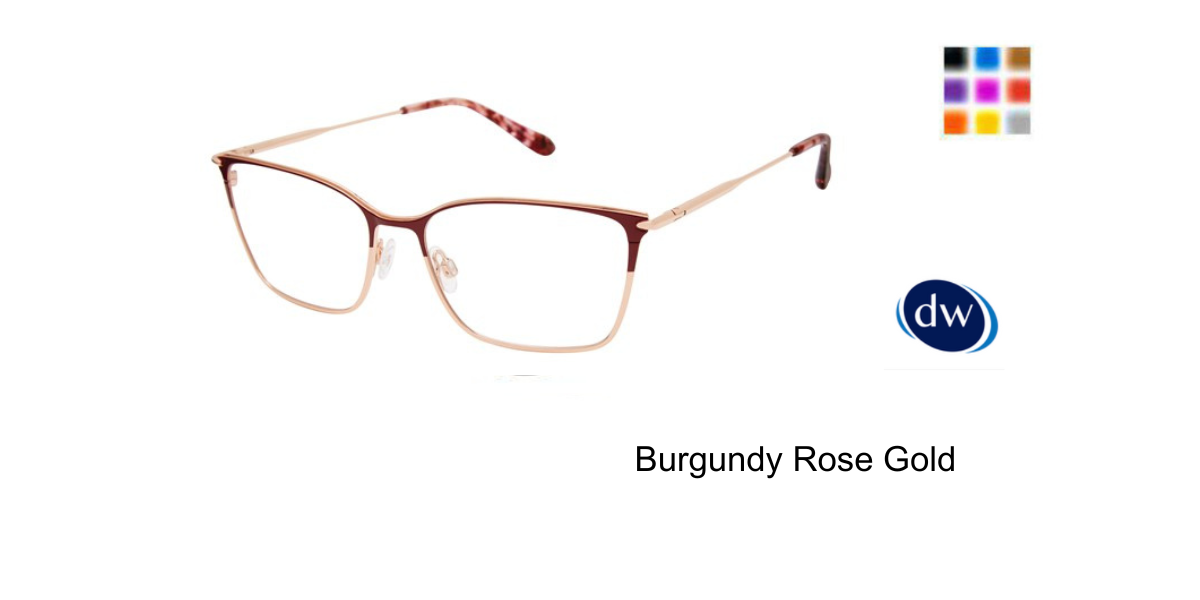 Burgundy Rose Gold