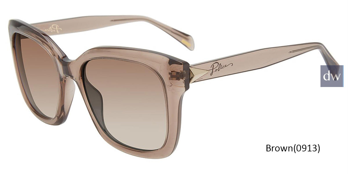 Brown (0913) Police SPLD30 Sunglasses.
