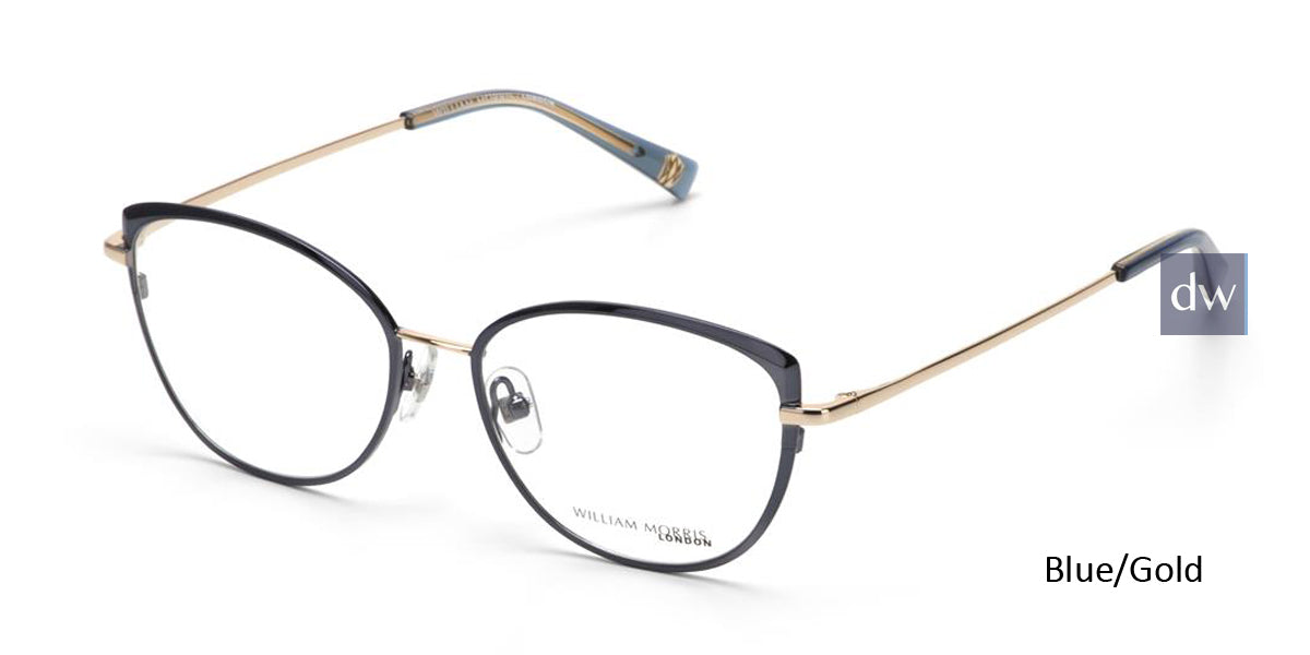 Blue/Gold William Morris London WM50191 Eyeglasses.