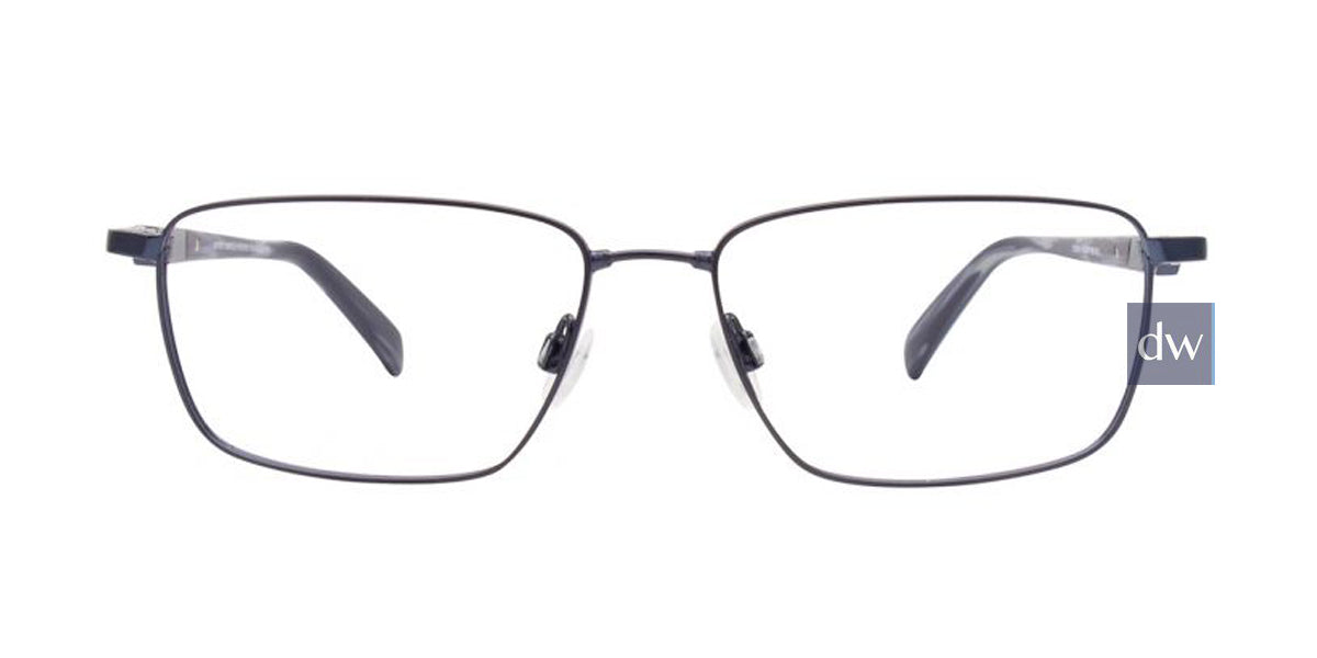 Satin Dark Blue Clip & Twist CT258 Eyeglasses.