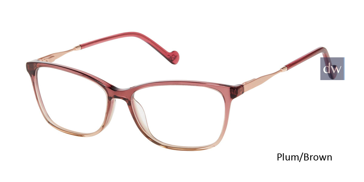 Plum/Brown Mini 762004 Eyeglasses.