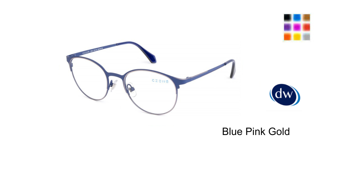 Blue Pink Gold