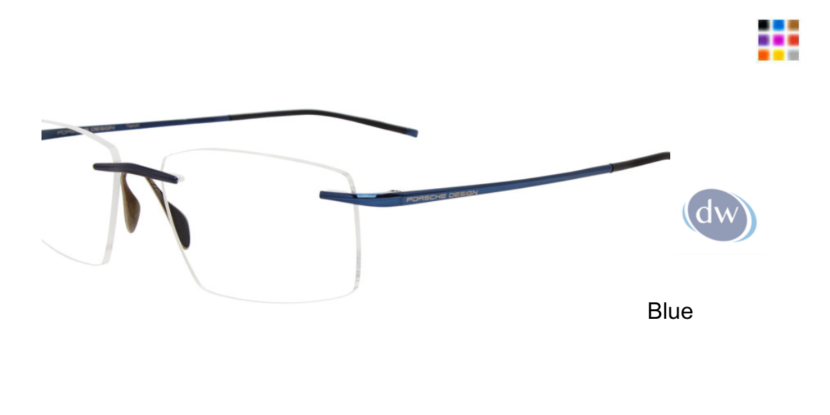 PORSCHE DESIGN P8362 Eyeglasses Blue