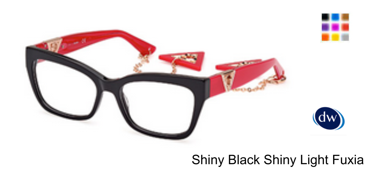 Shiny Black Shiny Light Fuxia