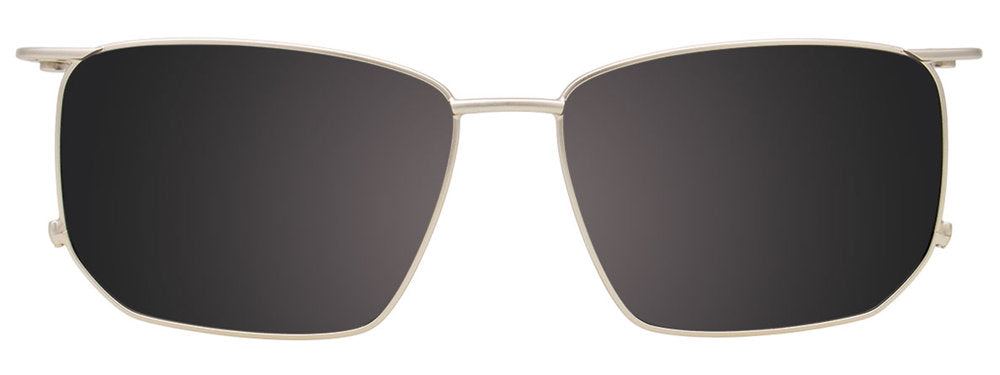 Brown Tortoise Steel Clip-On