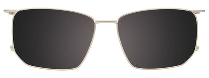 Brown Tortoise Steel Clip-On