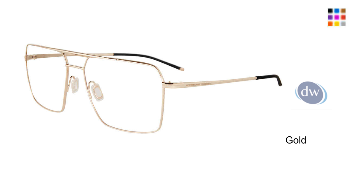 PORSCHE DESIGN P8386 Eyeglasses Gold