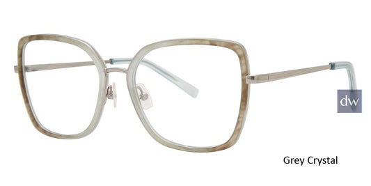 Grey Crystal Vera Wang V573 Eyeglasses.
