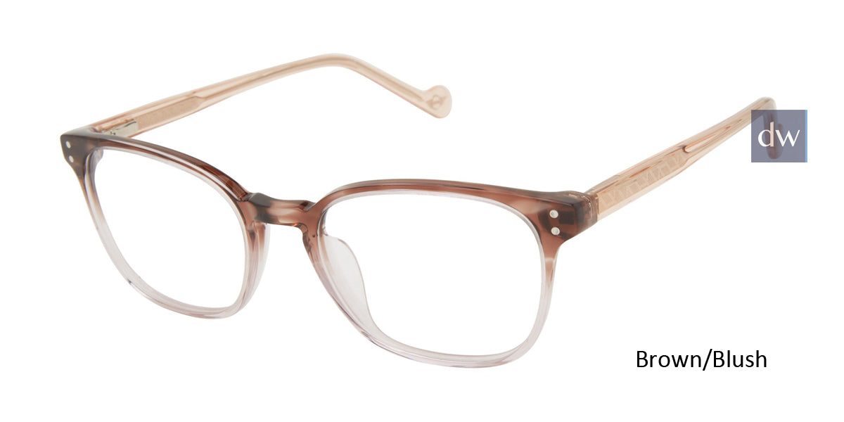 Brown/Blush Mini 762006 Eyeglasses.