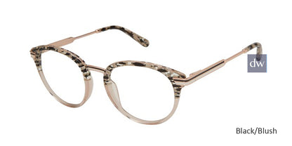 Black/Blush L.A.M.B. LA087 Eyeglasses