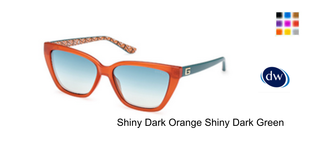 Shiny Dark Orange Shiny Dark Green
