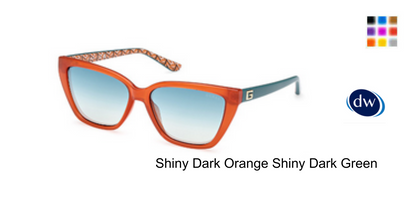 Shiny Dark Orange Shiny Dark Green