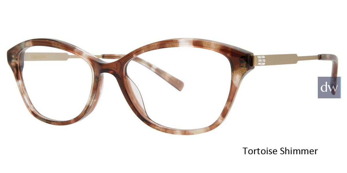 Tortoise Shimmer Vera Wang Taffeta Eyeglasses.