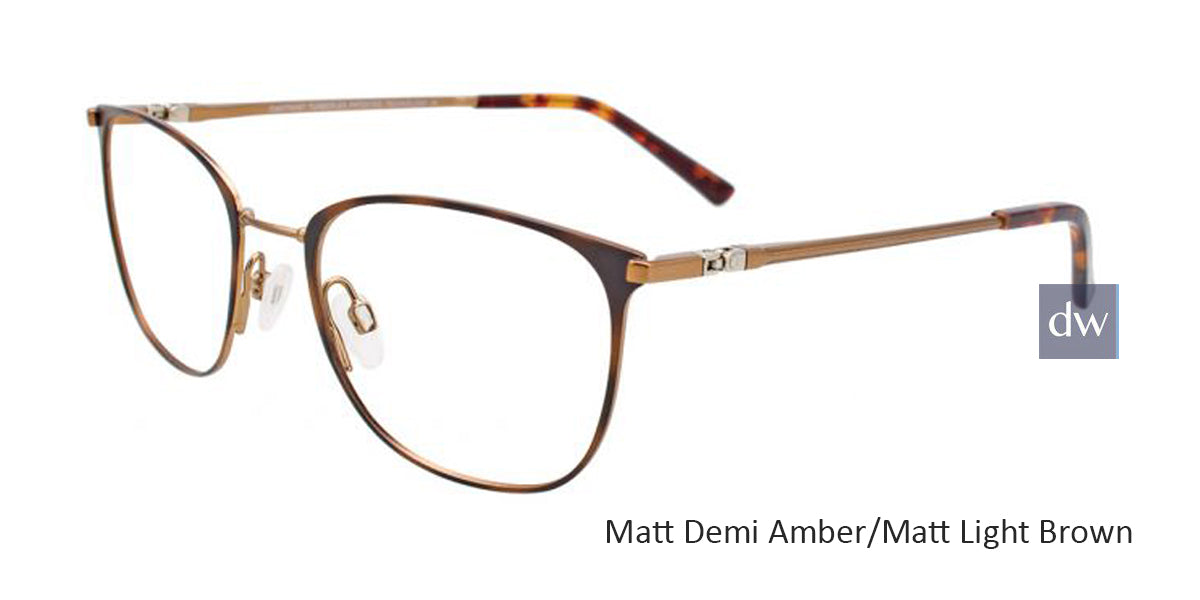 Matt Demi Amber/Matt Light Brown EasyTwist ET999 Eyeglasses