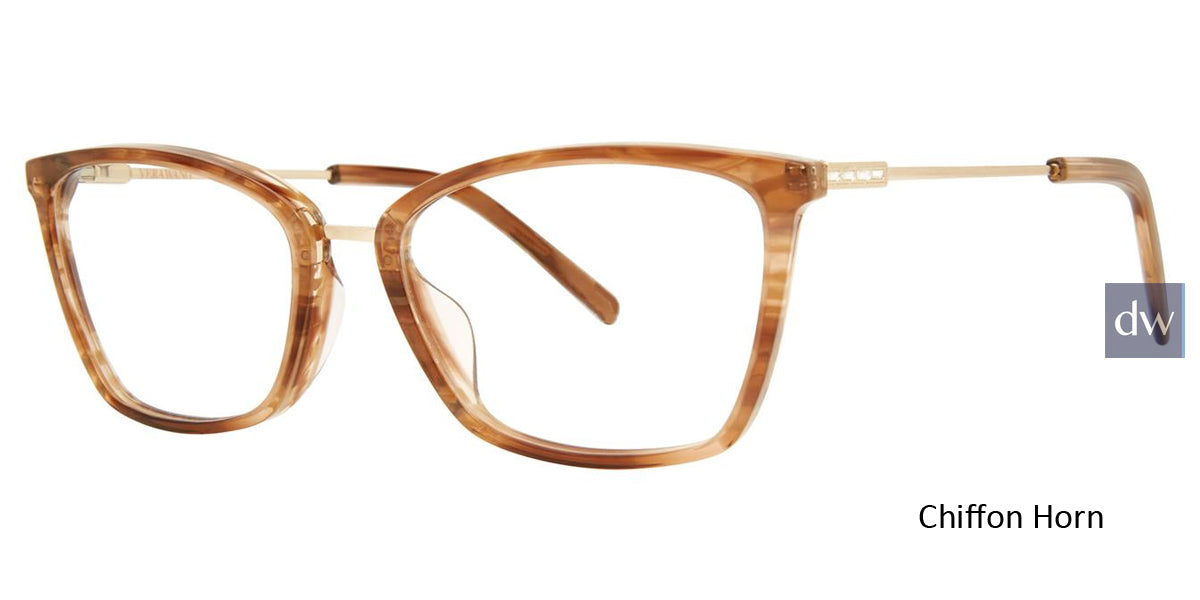 Chiffon Horn Vera Wang Candiace Eyeglasses.
