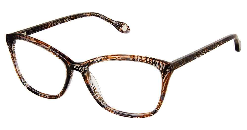 S403-GREY-BUTTERSCOT  Fysh F-3698 Eyeglasses