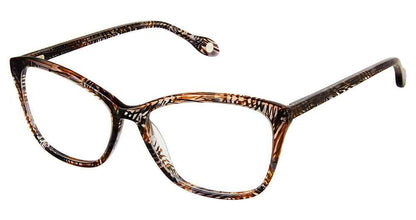 S403-GREY-BUTTERSCOT  Fysh F-3698 Eyeglasses