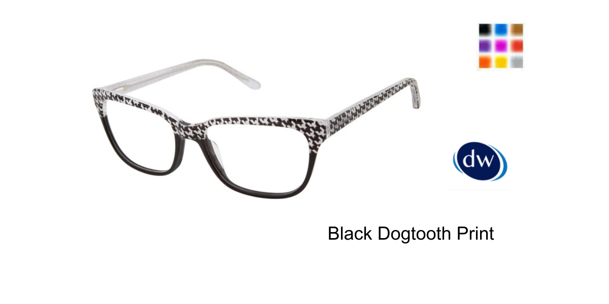 Black Dogtooth Print