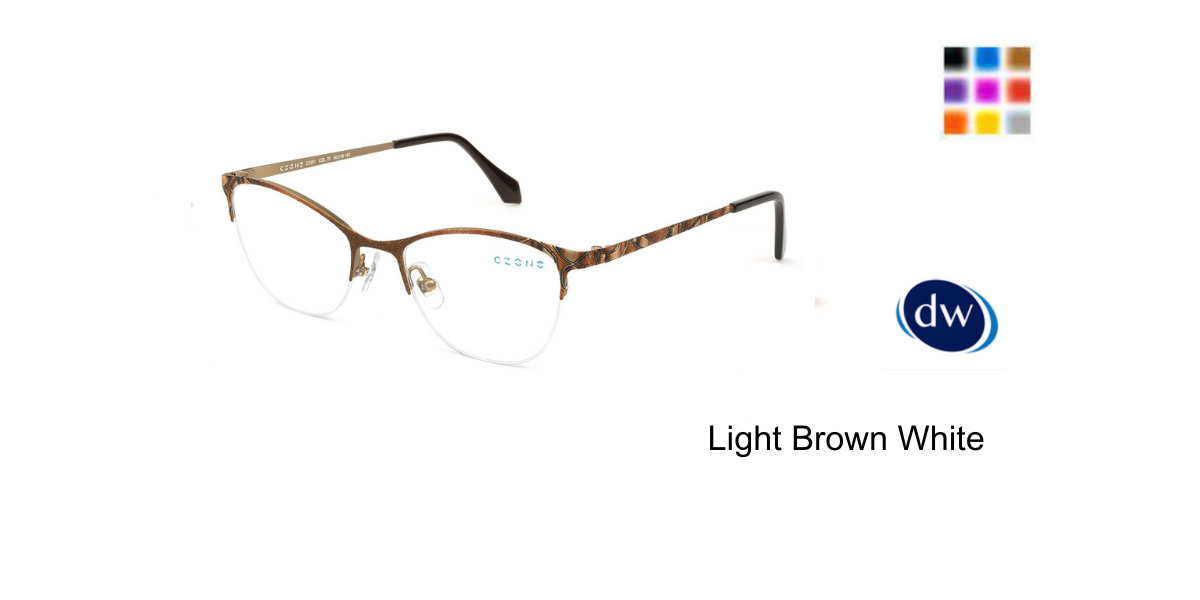 Light Brown White