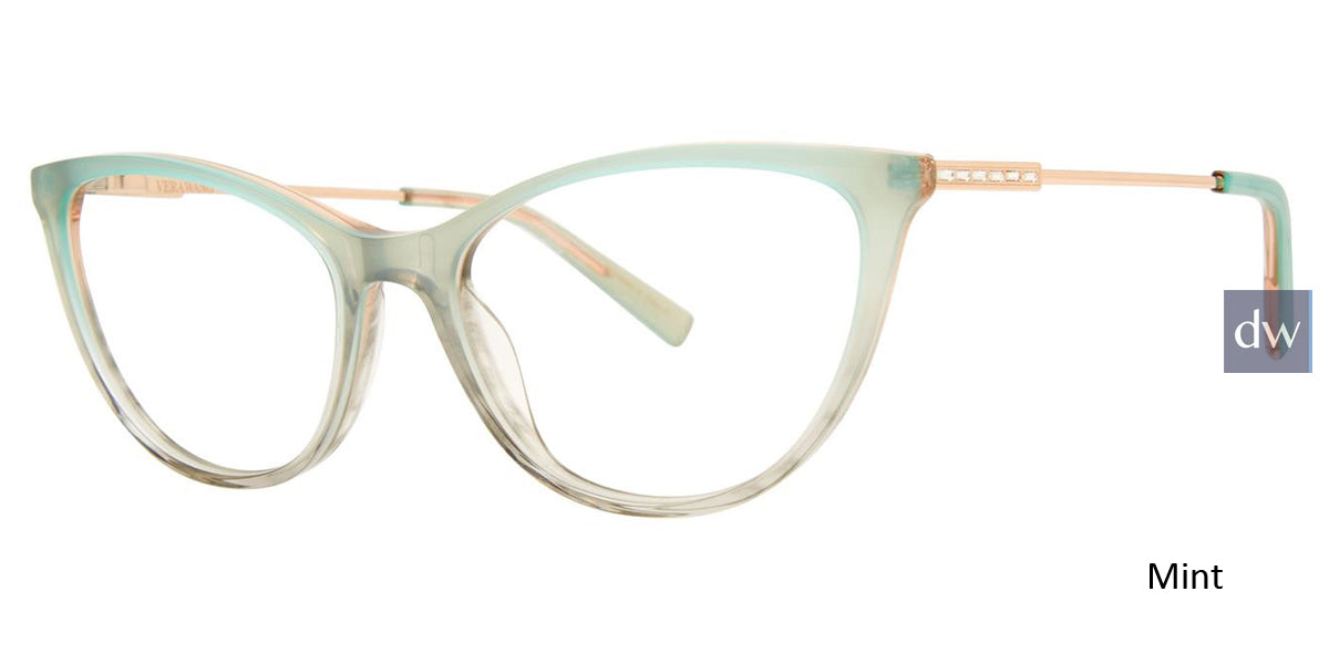 Mint Vera Wang Gizelle Eyeglasses.