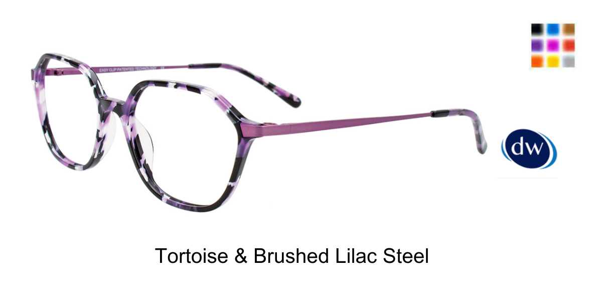 Tortoise Brushed Lilac Steel