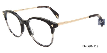 Black (0721) Police VPLD25 Eyeglasses.
