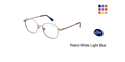 Petrol White Light Blue