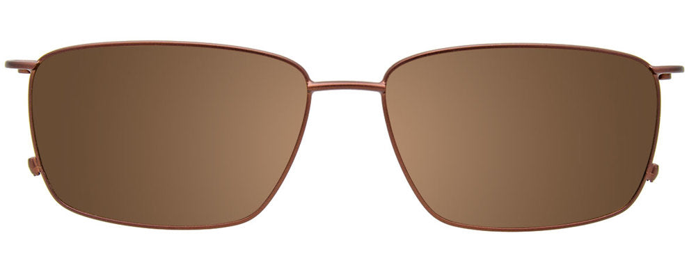 Brown Steel Clip On