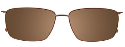 Brown Steel Clip On