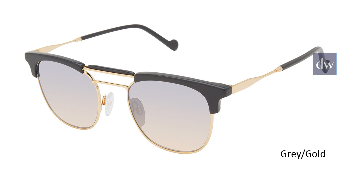 Grey/Gold Mini 747013 Sunglasses.