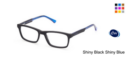 Shiny Black Shiny Blue