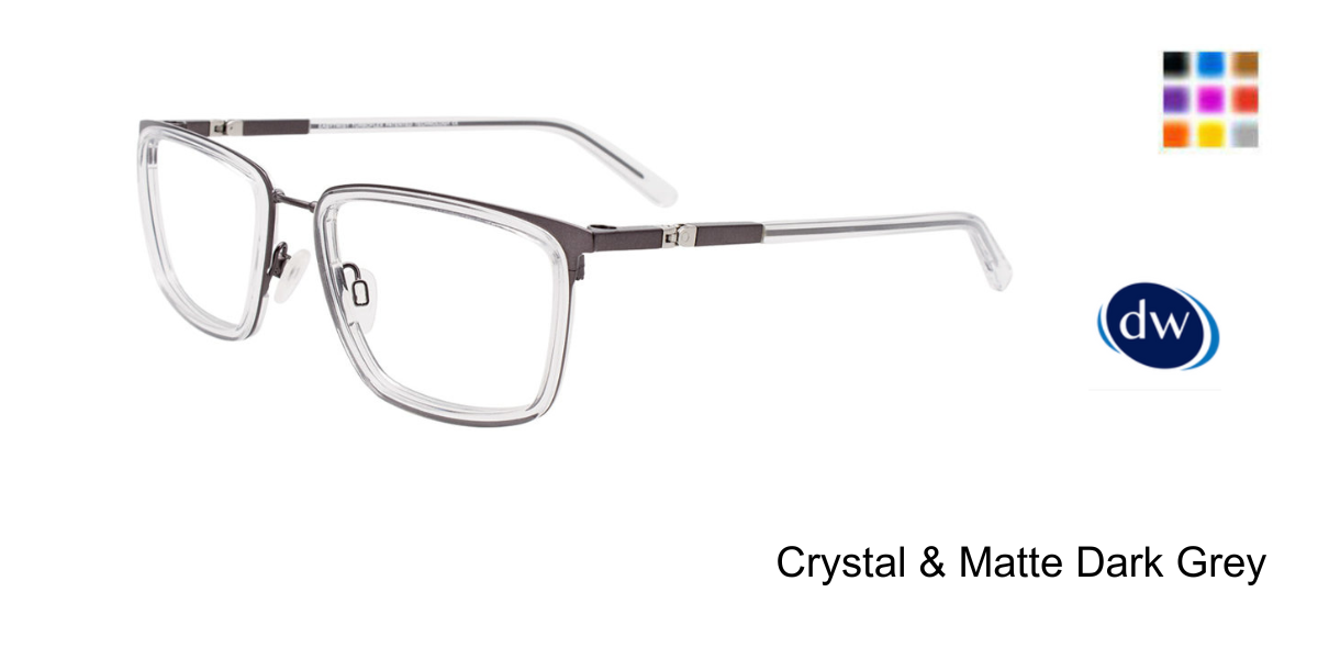 Crystal & Matte Dark Grey