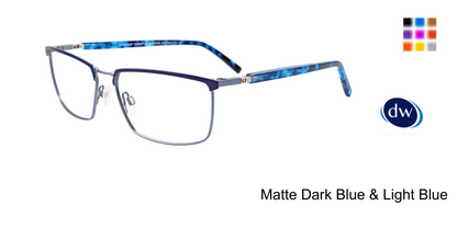 Matte Dark Blue & Light Blue