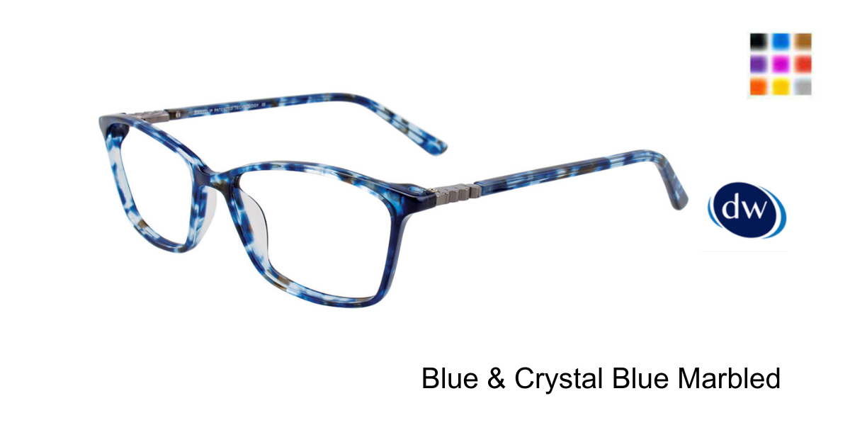 Blue Crystal Blue Marbled