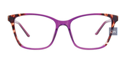 Purple Crystal & Demi Brown Cargo C5048 Eyeglasses.