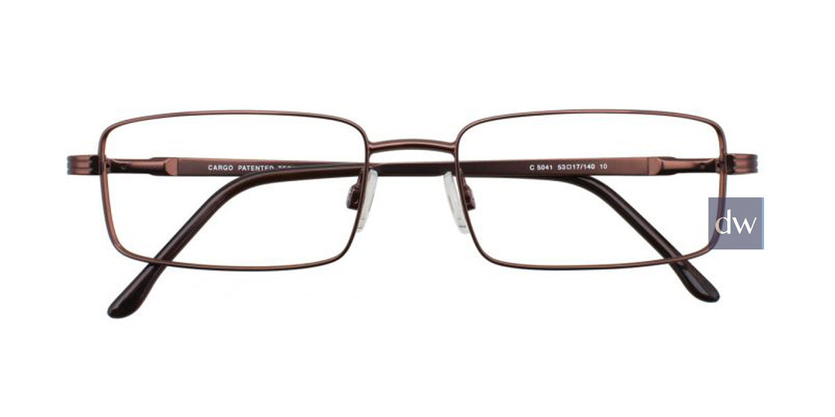 Satin Dark Brown Cargo C5041 Eyeglasses.