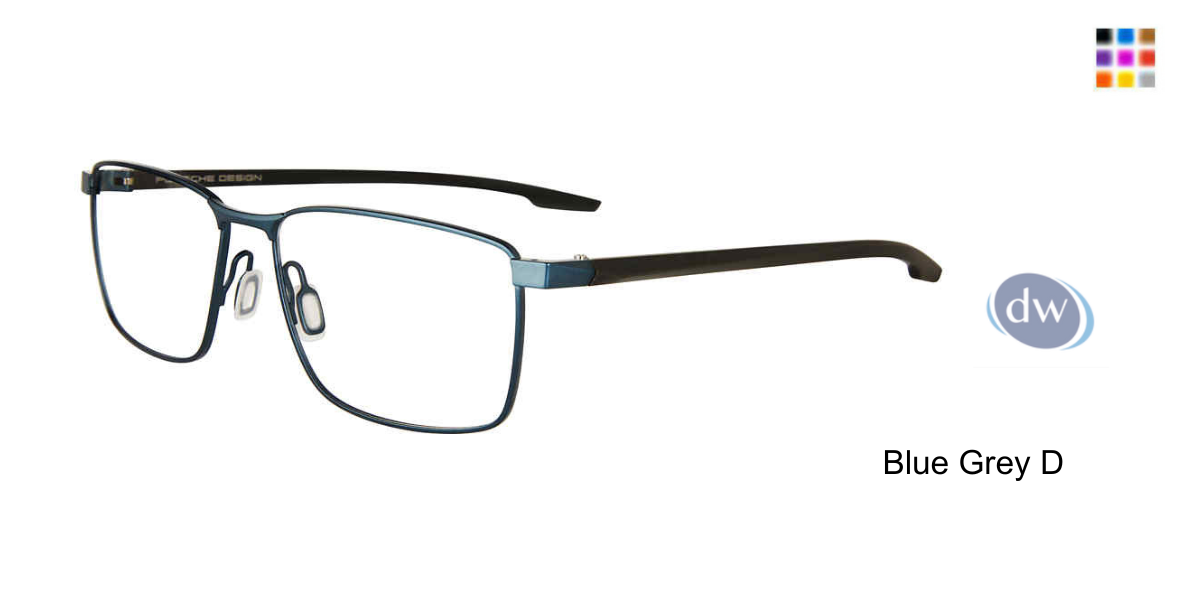 PORSCHE DESIGN P8733 Eyeglasses Grey Blue