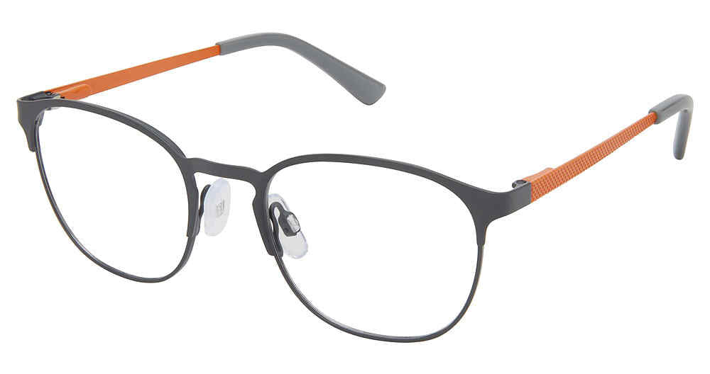 CHARCOAL-ORANGE SUPERFLEX-KIDS SFK-266 Eyeglasses
