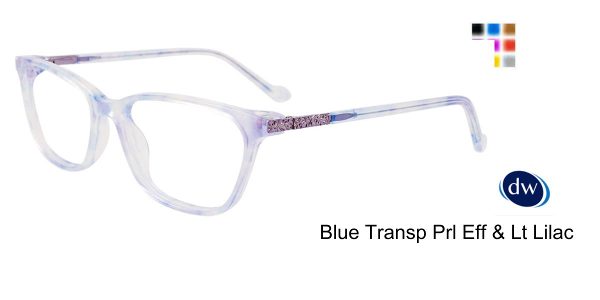 Blue Transp Prl Eff  Lt Lilac