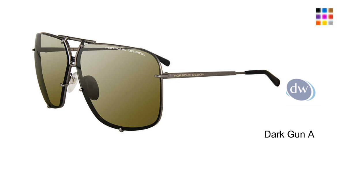 PORSCHE DESIGN P8928 Sunglasses Dark Gun
