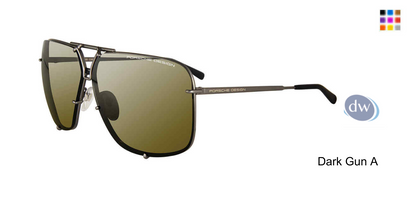 PORSCHE DESIGN P8928 Sunglasses Dark Gun
