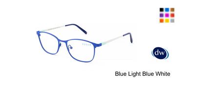 Blue Light Blue White