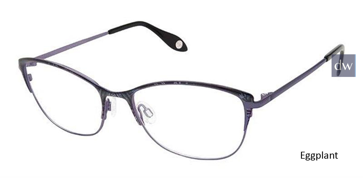 Eggplant Fysh 3669 Eyeglasses.
