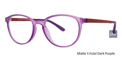 Matt Crystal Dark Purple Vivid Collection Vivid 2018 Eyeglasses.