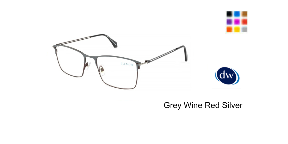 Grey Wine Red Silver