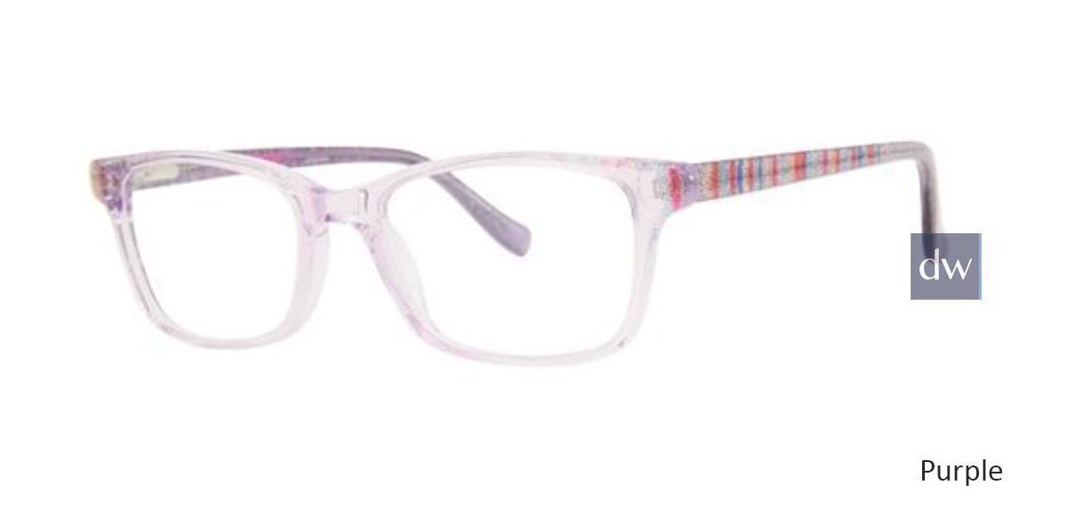 Purple Kensie Girls RX Shimmer Eyeglasses - Teenager