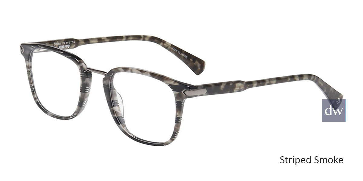 Striped Smoke John Varvatos VJV423 Eyeglasses - Teenager