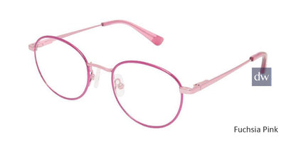 Fuchsia Pink Superflex Kids SFK-238 Eyeglasses.
